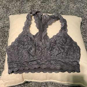Gray lace Felina bralette